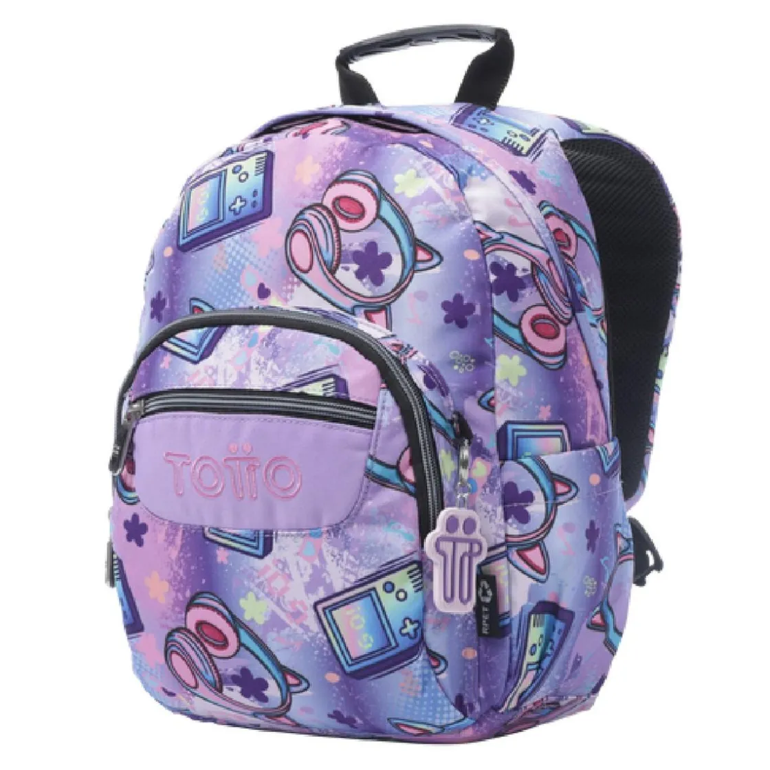 TOTTO - Mochila Meowsical Tempera* Material Escolar