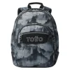 TOTTO - Mochila Rayol Digital Hill* Material Escolar