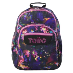 TOTTO - Mochila Rayol Flower Galaxy* Material Escolar