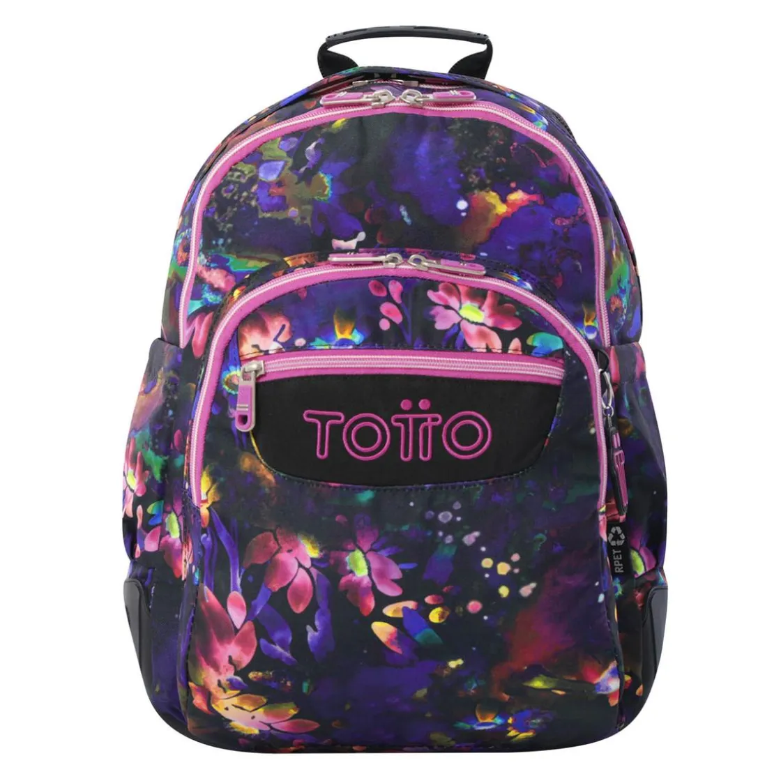 TOTTO - Mochila Rayol Flower Galaxy* Material Escolar