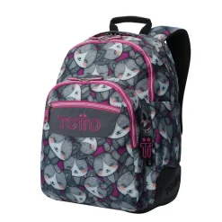 TOTTO - Mochila Rayol Kitten Rose