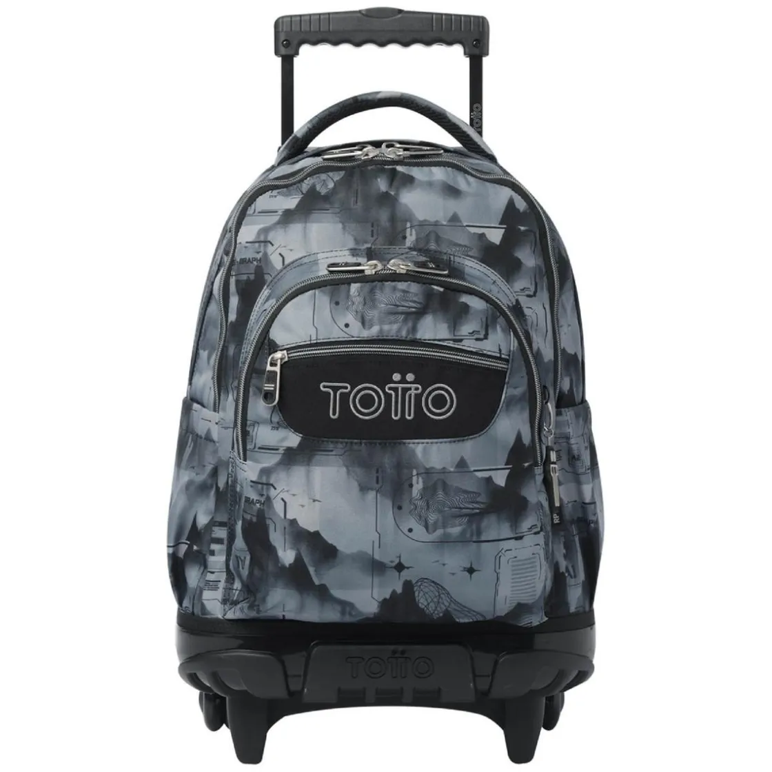 TOTTO - Mochila Renglones con ruedas - Digital Hill