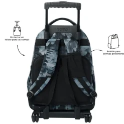 TOTTO - Mochila Renglones con ruedas - Digital Hill