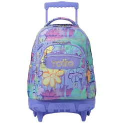 TOTTO - Mochila Renglones con ruedas - Grafily* Material Escolar