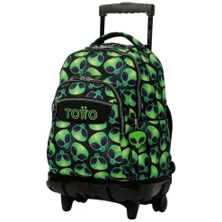 TOTTO - Mochila Renglones con ruedas Ali* Material Escolar