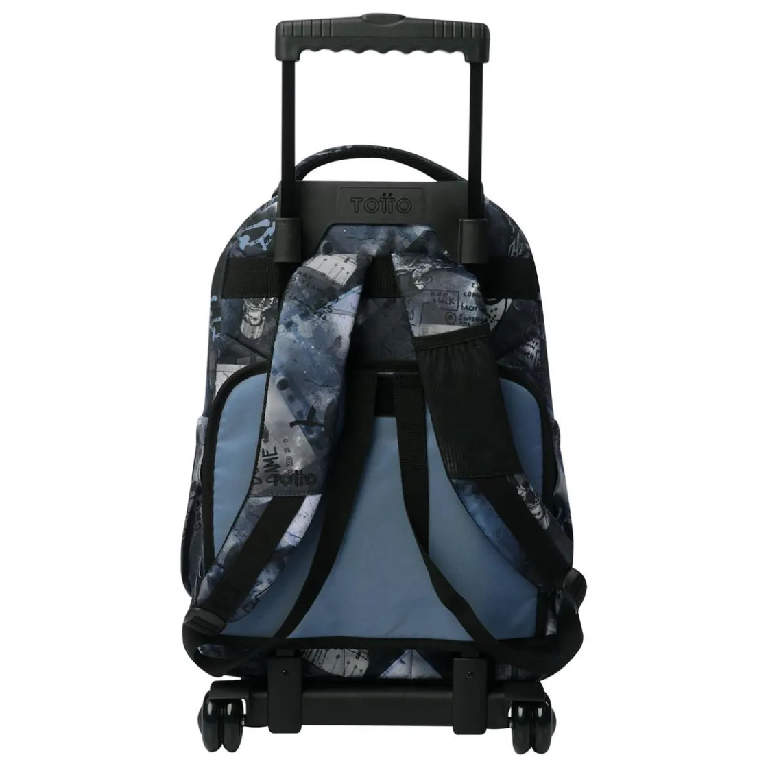TOTTO - Mochila Renglones con ruedas Film