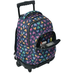 TOTTO - Mochila Renglones con ruedas Latty* Material Escolar