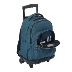 TOTTO - Mochila Renglones con ruedas Moroccan Blue* Material Escolar