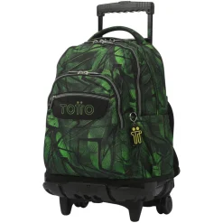 TOTTO - Mochila Renglones con ruedas Jhony Jungle* Material Escolar