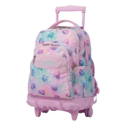 TOTTO - Mochila Renglones con ruedas Glitter Shiny Heart* Material Escolar