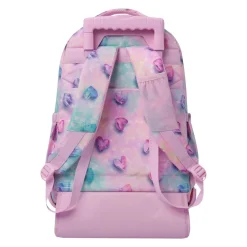 TOTTO - Mochila Renglones con ruedas Glitter Shiny Heart* Material Escolar