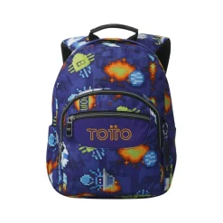TOTTO - Mochila Tempera Space Blue* Material Escolar
