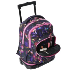TOTTO - Mochila Tiza con ruedas Flower Galaxy* Material Escolar