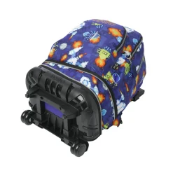 TOTTO - Mochila Tiza con ruedas Space Blue* Material Escolar