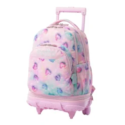 TOTTO - Mochila Tiza con ruedas Glitter Shiny Heart* Material Escolar