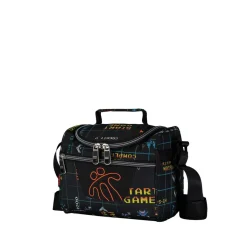 TOTTO - Portameriendas escolar Pizarra multicolor Hiscore* Material Escolar