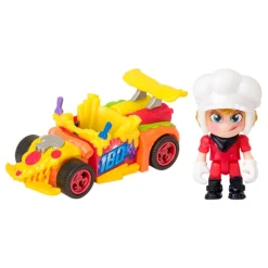 T-RACERS - Pack coche y figura Fire & Ice (varios modelos)* Vehículos Y Circuitos