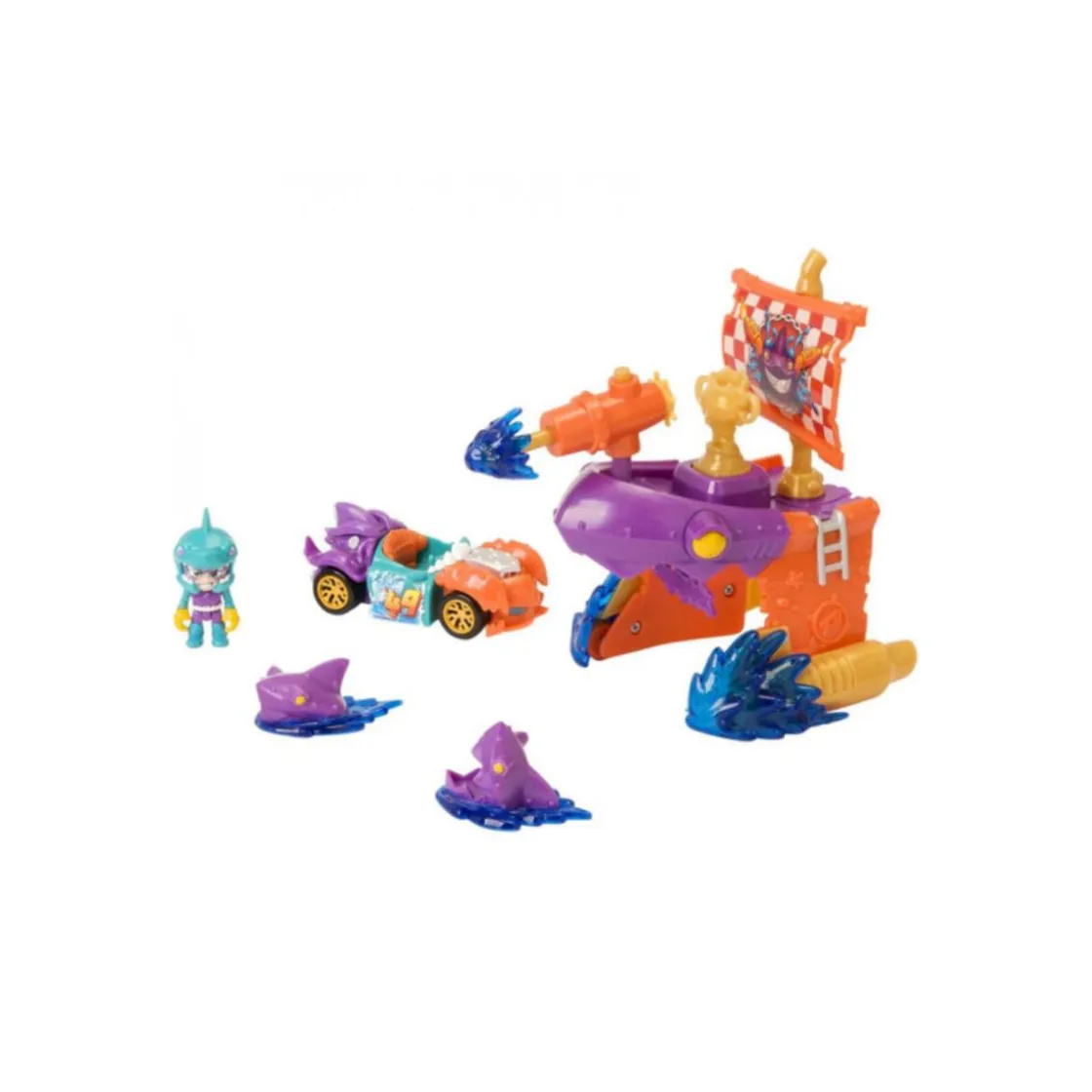 T-RACERS - Pirate Shark* Vehículos Y Circuitos