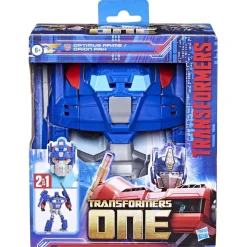 HASBRO IBERIA Transformers One - 2 en 1 Máscara y Figura de acción - Optimus Prime/Orion Pax