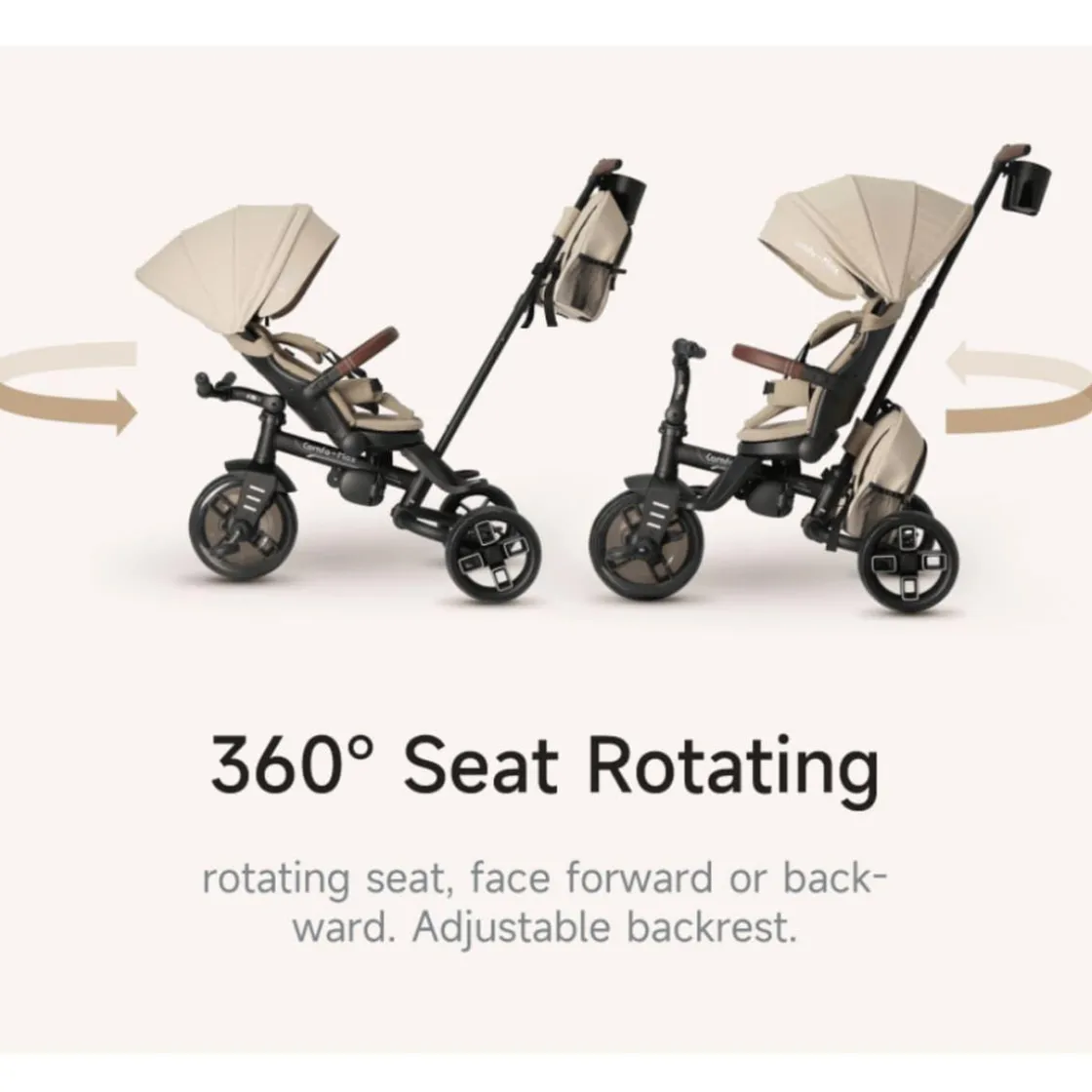 DEVESSPORT Triciclo Comfo Max 6 en 1 – Negro* Motos Y Triciclos