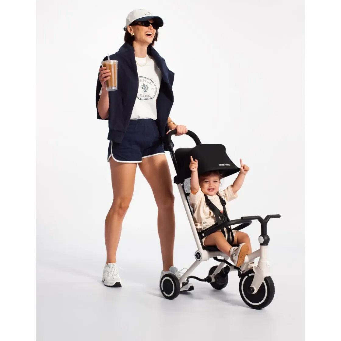 SMARTRIKE Triciclo evolutivo Wonder color hueso