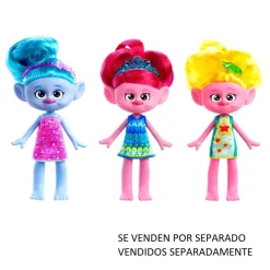 MATTEL Trolls - Muñeca tendencia Viva* Coleccionables Y Mini Mundos