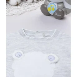 Prenatal Tutina bebé gris con estampado* Ropa Y Accesorios·Peleles|Recién Nacido·Ropa Y Accesorios