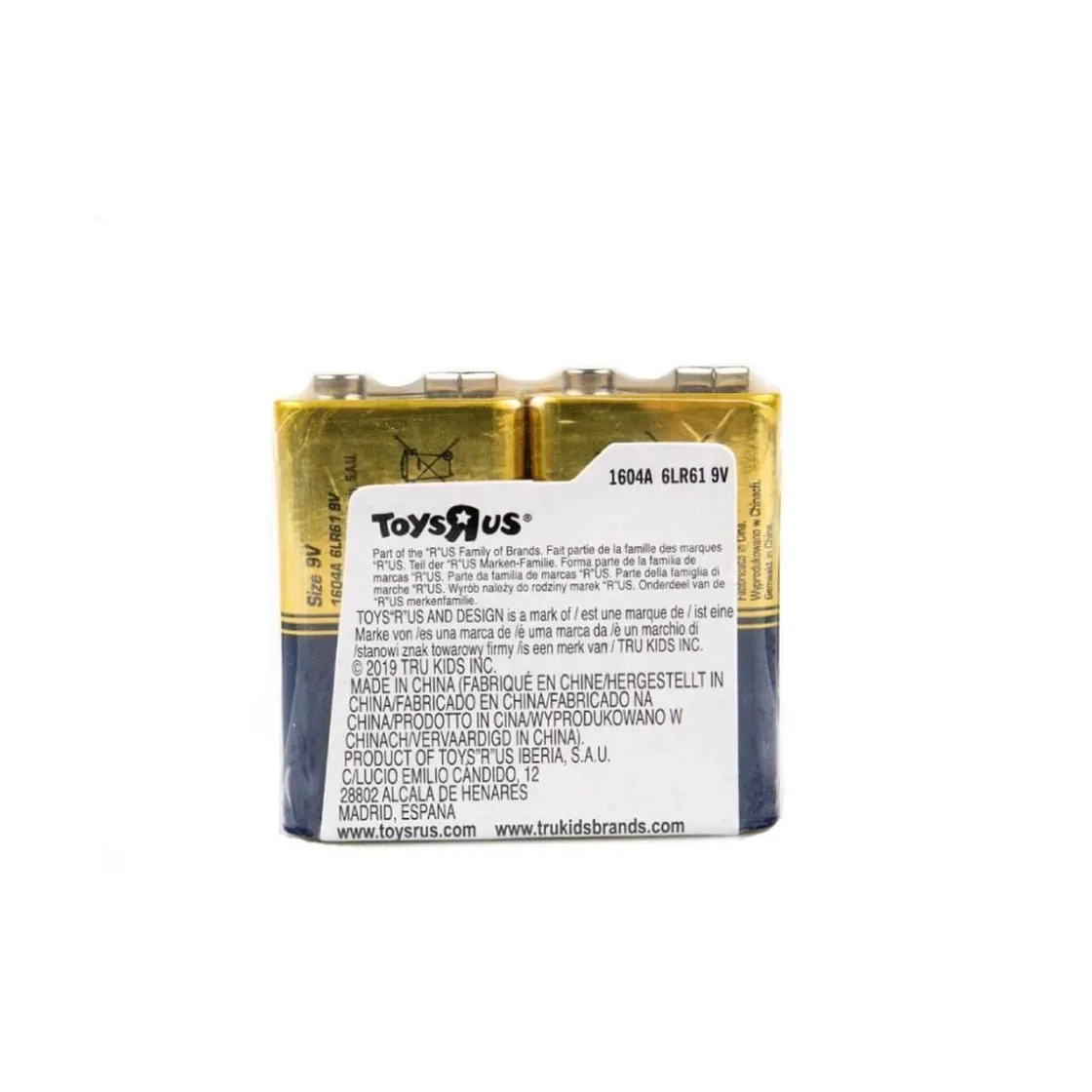 TOYS "R" US Ultra - Pack 2 Pilas 9V Ultra Alcalinas* Electrónicos