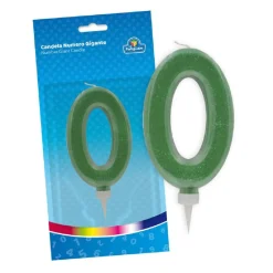 TOYS "R" US Vela 0 Gigante verde* Artículos De Fiesta Y Regalos