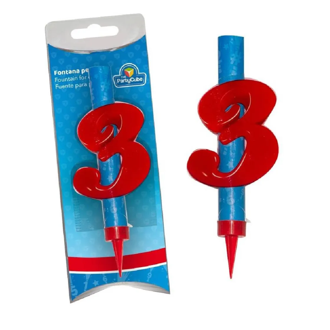 TOYS "R" US Vela pirotécnica con número 3