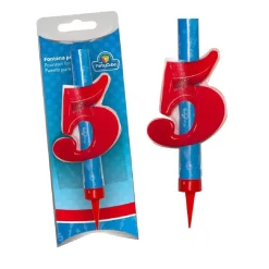 TOYS "R" US Vela pirotécnica con número 5