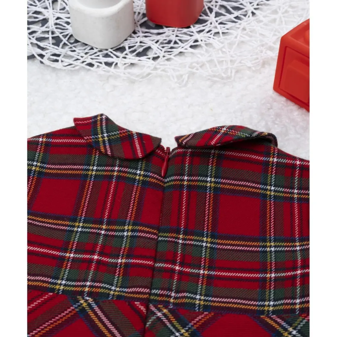 Prenatal Vestido niña tartán rojo con culotte a juego* Recién Nacido·Ropa Y Accesorios|Ropa Y Accesorios·Vestidos