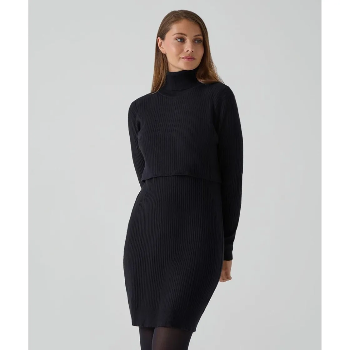 Prenatal Vestido premamá y lactancia tricot negro* Premamá·Moda|Moda·Vestidos Y Conjuntos