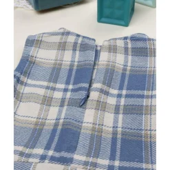 Prenatal Vestido sin mangas tartán azul y beige para niña
