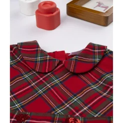Prenatal Vestido tartán rojo niña con cuello redondo* Niña·Bebé Niña 3-36 Meses|Bebé Niña 3-36 Meses·Vestidos, Conjuntos Y Deporte