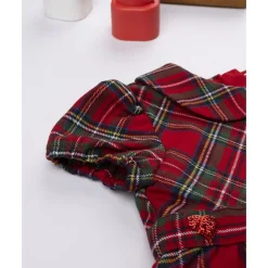 Prenatal Vestido tartán rojo niña con cuello redondo* Niña·Bebé Niña 3-36 Meses|Bebé Niña 3-36 Meses·Vestidos, Conjuntos Y Deporte