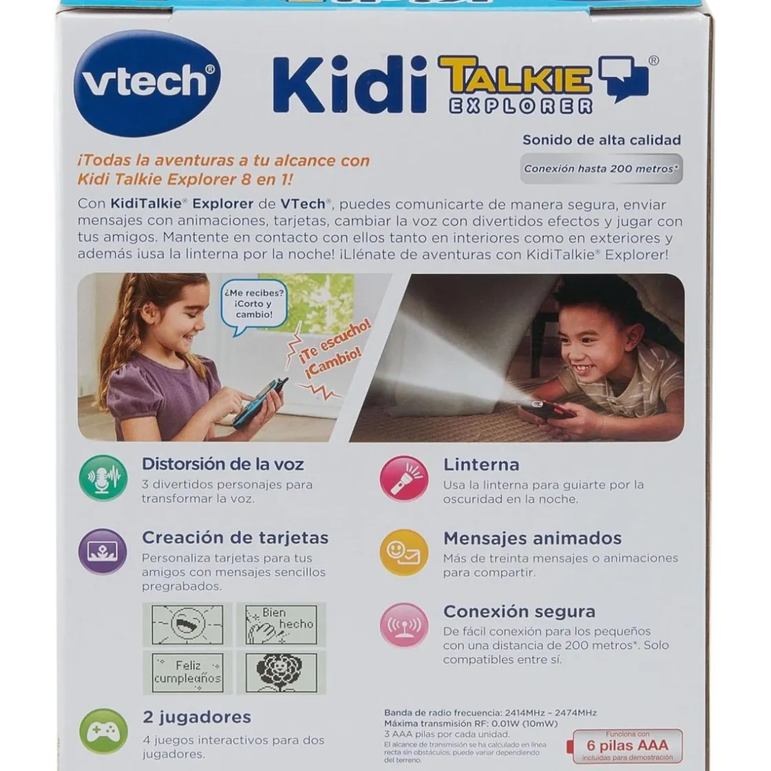 VTECH - Kiditalkie explorer* Juguetes Educativos Y Libros