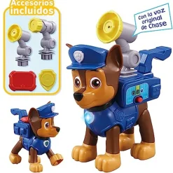 VTECH - Mascota interactiva Chase* Coleccionables Y Mini Mundos