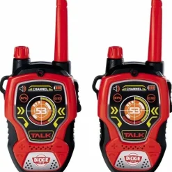 DICKIE TOYS Walkie talkies infantiles de juguete con alcance de 100 metros ㅤ
