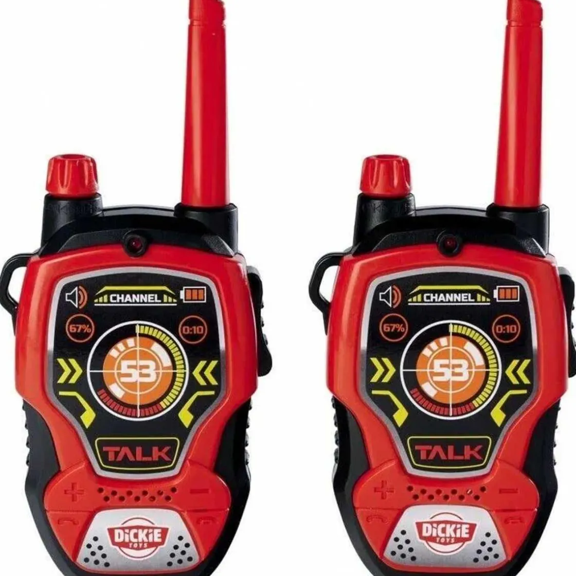 DICKIE TOYS Walkie talkies infantiles de juguete con alcance de 100 metros ㅤ
