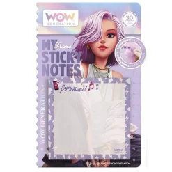 KIDS EUROSWAN S.L. Wow Generation - Set 24 notas adhesivas transparentes (Varios Modelos)* Estilo De Vida