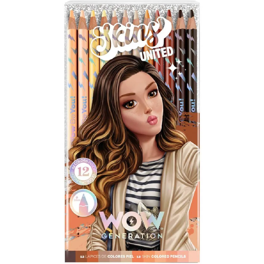 KIDS EUROSWAN S.L. Wow Generation - Set de 12 lápices de colores (Varios Modelos)
