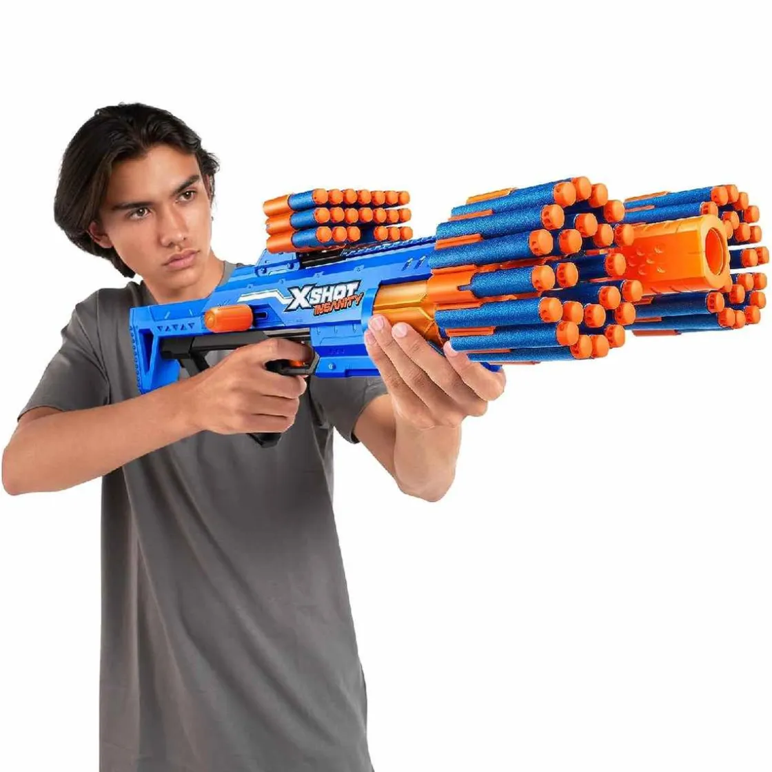ZURU X-Shot - Lanzador Insanity Berzerko (48 dardos)* Nerf Y Blasters