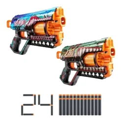 ZURU X-Shot - Pack 2 pistolas Skins Blaster Griefer