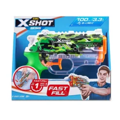 ZURU X-Shot - Pistola de agua Fast-Fill Skins Nano (varios colores)
