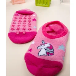 Prenatal Zapatillas antideslizantes niña rosa unicornios