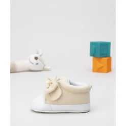 Prenatal Zapatillas para bebé beige con lazo* Recién Nacido·Ropa Y Accesorios|Ropa Y Accesorios·Zapatos Y Calcetines