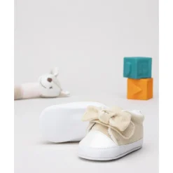 Prenatal Zapatillas para bebé beige con lazo* Recién Nacido·Ropa Y Accesorios|Ropa Y Accesorios·Zapatos Y Calcetines