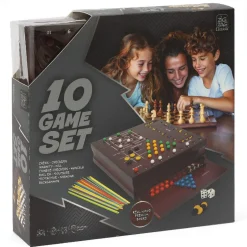 ZIG ZAG - Caja de madera con 10 juegos clásicos* Friki Zone|Juegos Y Puzzles